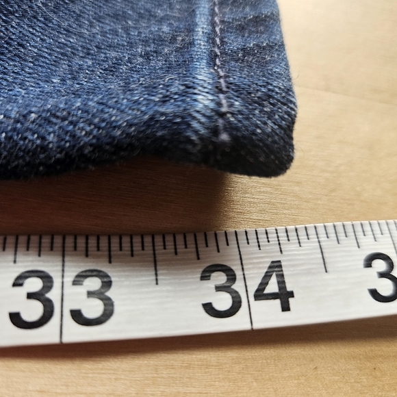 7 For All Mankind Standard Jeans Mens Size 34 (35x34) Button Fly - Picture 8 of 13
